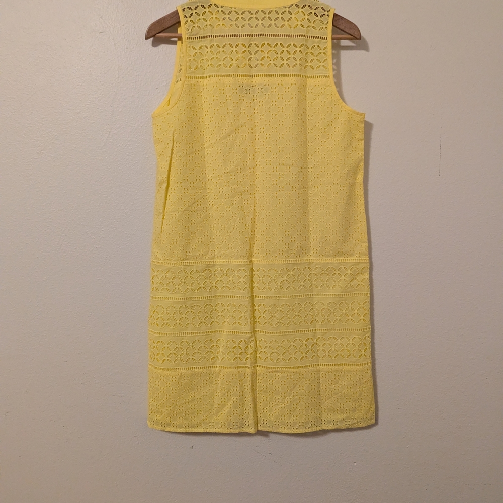 LOFT Yellow Sleeveless Dress - Picture 4 of 4